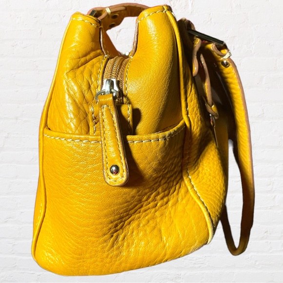 FOSSIL | Genuine Pebbled Leather | Blackburn Satchel Handbag - Picture 4 of 15